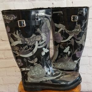 Sakroots Happy & Free Rubber Boots